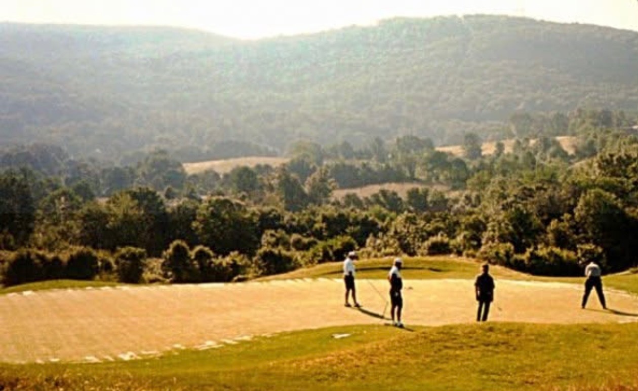 Members walking the fairway