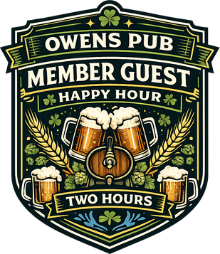 Member-Guest Happy TWO Hours logo